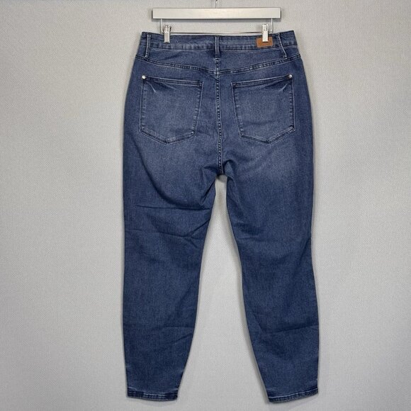 Judy Blue Jeans Women 18W Skinny Fit High Waist Tummy Control Stretch Distressed - Picture 2 of 12